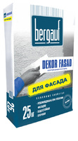 Штукатурка Dekor FASAD coroed серый фракция 2,5мм 25кг 1уп=56 Bergauf